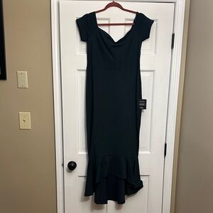 Elegant Dark Green Evening Dress